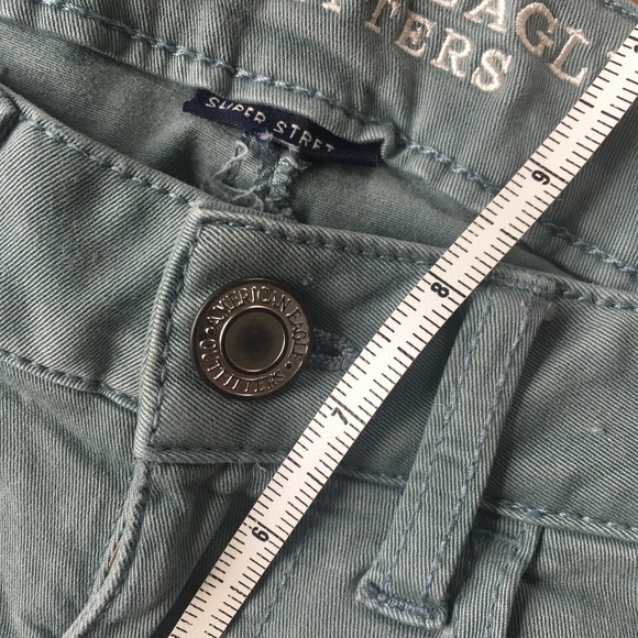 AEO Green Jade Jegging 2 Short - Picture 9 of 13